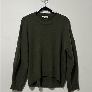 Treasure & Bond Forest Green Crew Neck Sweater